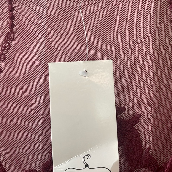 Ember burgundy duster, beach cover up, size Large, NWT. - Picture 11 of 11